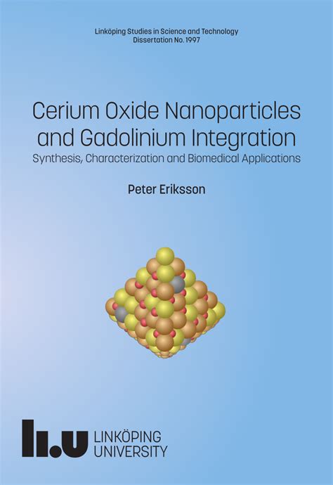 Pdf Cerium Oxide Nanoparticles And Gadolinium Integration Synthesis