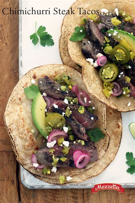 Heat Up The Grill For These Vibrant Chimichurri Steak Tacos Packed