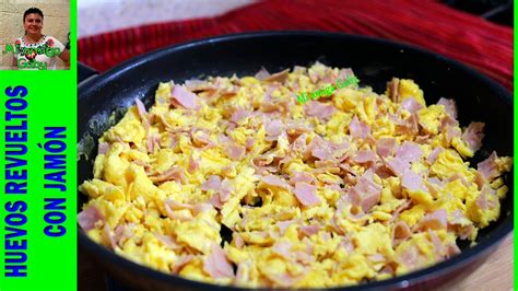 Cómo hacer unos deliciosos huevos revueltos con jamón de manera fácil y