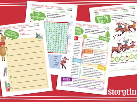 Storytime Christmas Pack Teaching Resources