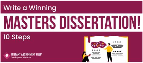 Learn The Process To Write A Good Masters Dissertation