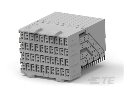 6469001 1 Z Pack High Speed Backplane Connectors Te Connectivity