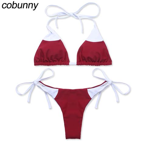 Cobunny Swimwear 2017 Bikini Sets Women Swimsuit Brazilian Bikini