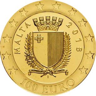 Maltese Gold Euro Th Anniversary Of The Central Bank Of Malta