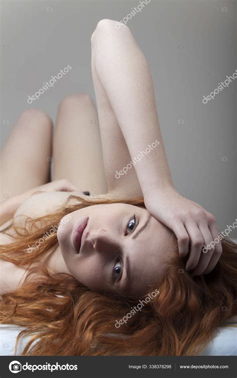 Naked Woman Lying Bed Stock Photo By PantherMediaSeller 338378298