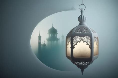 Premium Photo | Islamic lantern background