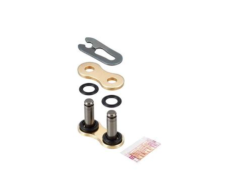 DID 520 VX3 Standard Catena Moto X Ring Chiusura Clip Oro Nero 118