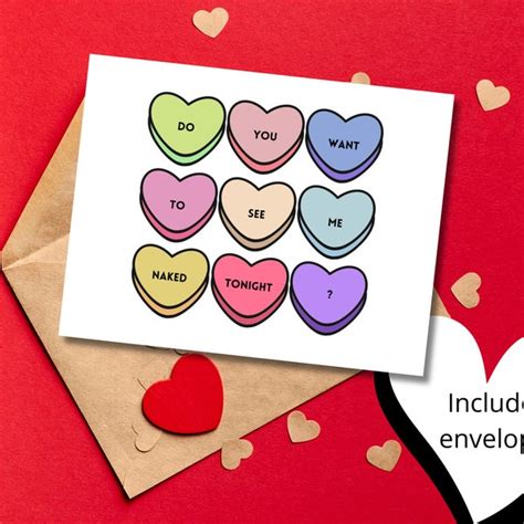 Naked Valentine Card Etsy