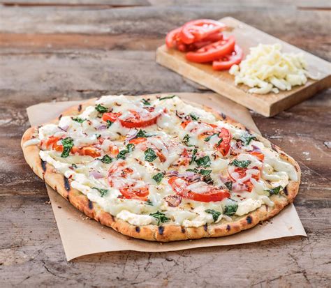 Grilled White Pizza Mozzarella Ricotta Galbani Cheese Recipe