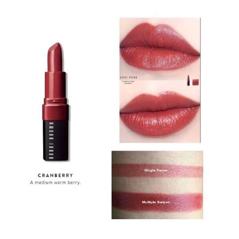 ลิปสติก Bobbi Brown Crushed Lip Color Cranberry ของแท้ 100 ลิปสติก