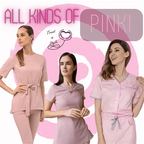 Pink Scrubs By Treat In Style