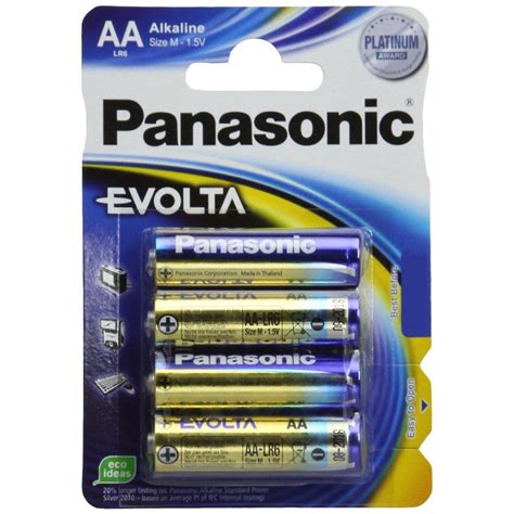 PANASONIC Piles Alcaline Evolta AA LR06 X 4 ShopForGeek