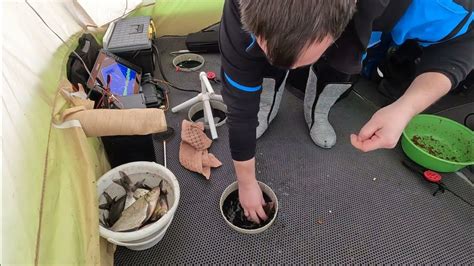 Рыбалка зимой с комфортом, в палатке. С Актив Таргет на леща ...