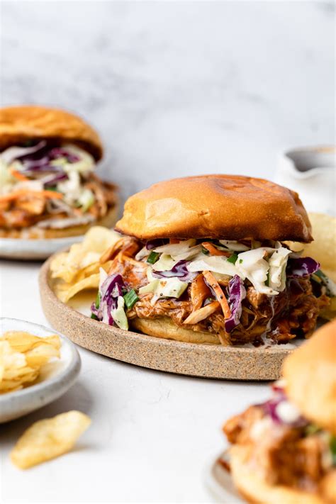 Easy Bbq Chicken Sandwiches All The Healthy Things