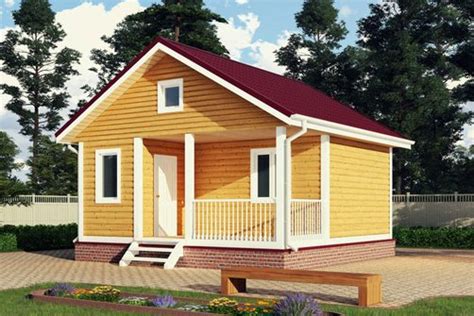 Одноэтажные каркасные дома под ключ, проекты, цены и фото.