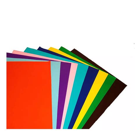 PAPEL LUSTRE RAINBOW 50HJS C 10 COLORES Super Papelera