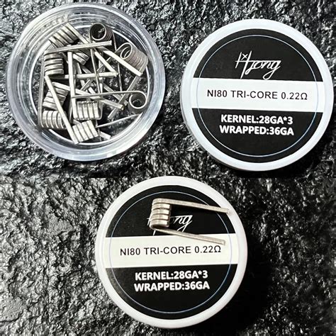 Zhishuo Ni Alien Clapton Coil Flat Twisted Fused Clapton Quad Tiger