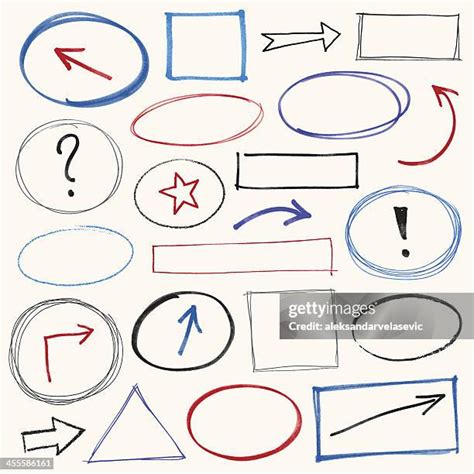 Hand Drawn Arrow Circle Photos And Premium High Res Pictures Getty Images