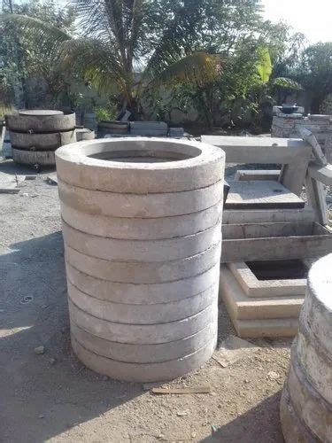 Gray Steel Fiber Reinforced Concrete Round Cover At Rs Piece In