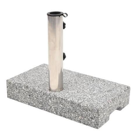 Zerodis Socle De Parasol Granite Rectangulaire 25 Kg HB042 Cdiscount