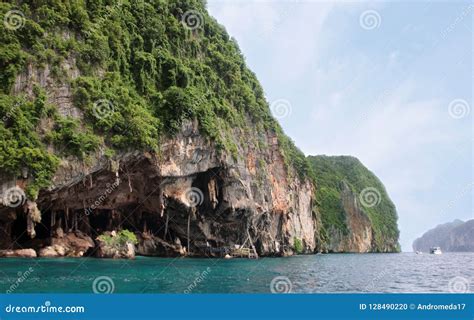 The Viking Cave Koh Phi Phi Island The Andaman Sea Thailand In The