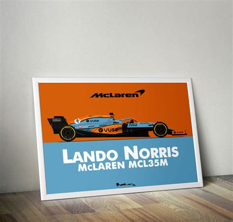 Lando Norris – McLaren 2021 MCL35M Monaco Gulf version – Scuderia GP