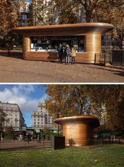 A New Sculptural Park Kiosk Has Opened In London Kiosk Design