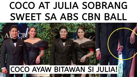 COCO MARTIN AT JULIA MONTES SOBRANG SWEET SA ABS CBN BALL Cocojuls