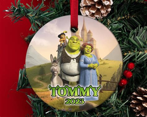 Disney Shrek Christmas Ornament, Shrek Movie Ornament, Christmas Tree Ornament, Ornament ...