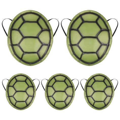 Tinksky Turtle Shell Costume Eva Olive Green For Children Halloween