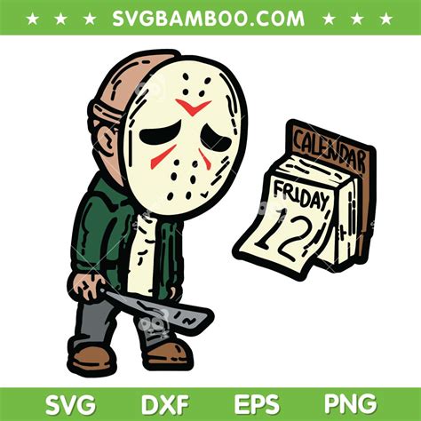 Kid Jason Voorhees Friday 13th Svg Png