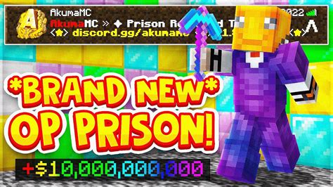 Best New Minecraft Op Prison Server 2023 Minecraft Op Prison Akumamc Ep 1 Youtube