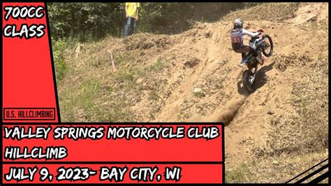 Cc Class Valley Springs Motorcycle Hillclimb Bay City Wi