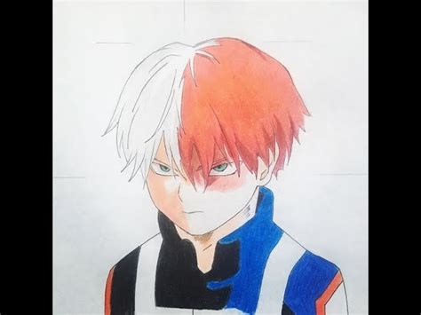 How To Draw Shouto Todoroki My Hero Academia