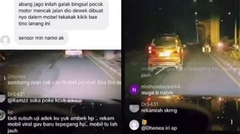 Viral Mobil Ugal Ugalan Nyalakan Strobo Sambil Live Tiktok Di Jalanan