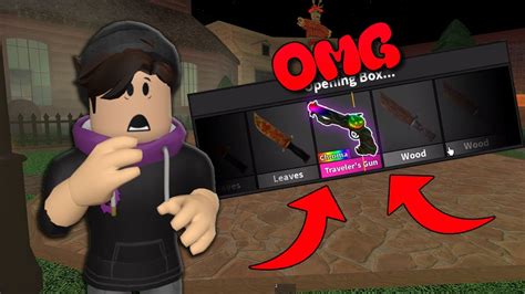 I Unboxed The New Halloween Godly In Mm2 Murder Mystery 2 Youtube