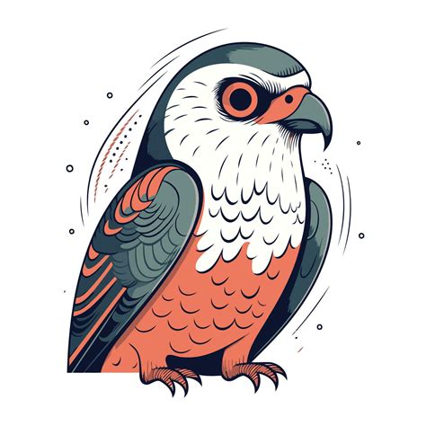 Vector Illustration Of A Cute Parrot Vector Illustration Of A Bird