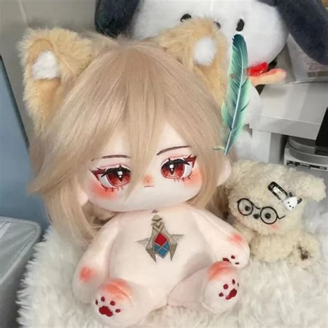 Game Genshin Impact Kaveh Anime Cm Nude Body Plush Doll Toys Soft Stuffed Plushie A