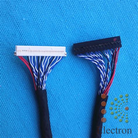 LVDS Cable DF19 30P S8 2CH 8Bit 1 0mm Pitch For Samsung LTM170E6 L04