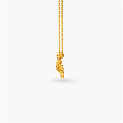 Ornate Gold Thali Pendant