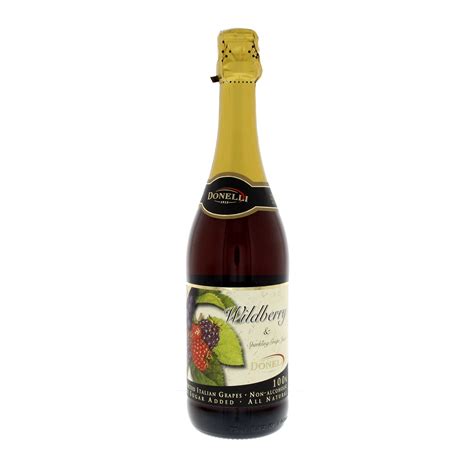 Donelli Wild Berry And Sparkling Grape Juice 750 Ml Bottled Fruit Juice