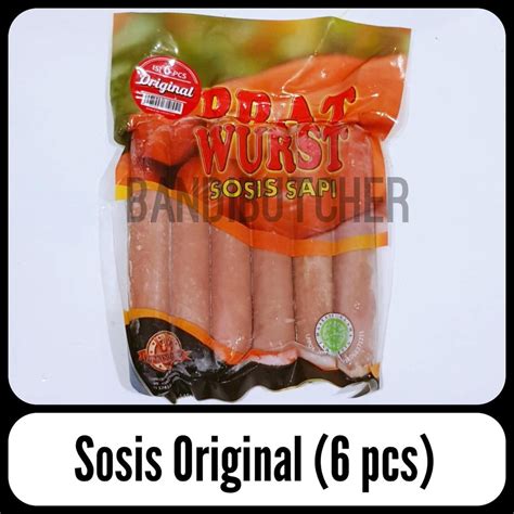 Jual Sosis Sapi Original Beef Sausage Bakar Bratwurst Original King