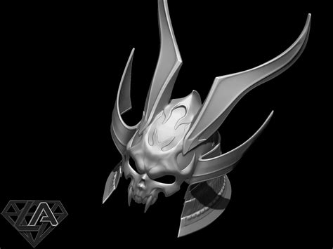 Shao Kahn MK11 Helmet - 3D Model by LAfactorystore