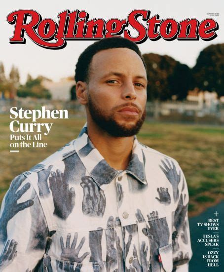 Stephen Curry Rolling Stone Magazine October 2022 Cover Photo United