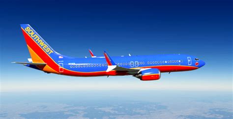 Southwest Canyon Blue Retro 737 Max8 Max Team Design X Plane 12