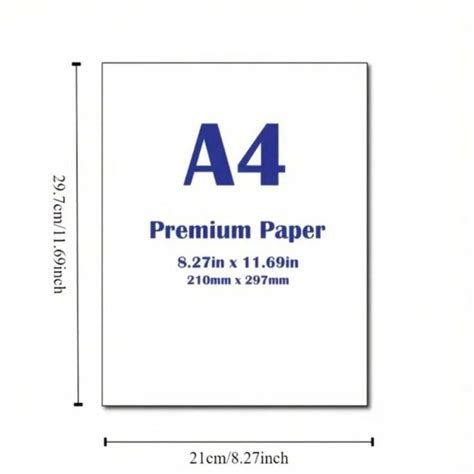 500 Sheets Of 80gsm A4 White Paper For Copying Printing And Writing