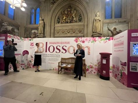 Luke Attends The National Trusts Blossom Watch Launch Event Luke