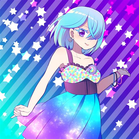 Safebooru 10s 1girl Aqua Hair Houjou Cosmo Pripara 3857699