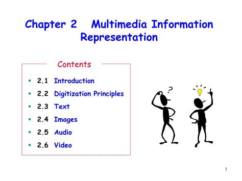 Ppt Chapter 2 Multimedia Information Representation Powerpoint