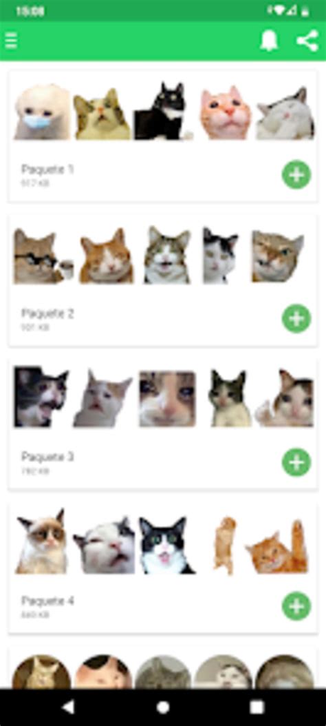 Stickers De Gatos Graciosos Para Android Descargar